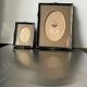 Pair of English Antique Metal Picture Frames in 2 different sizes