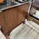 Pair of Art Decò single beds in mahogany and pink maple, 1940