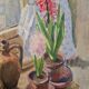 Oil on canvas "the hyacinths"