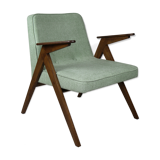 Light green Bunny armchair by Józef Chierowski, 1970s