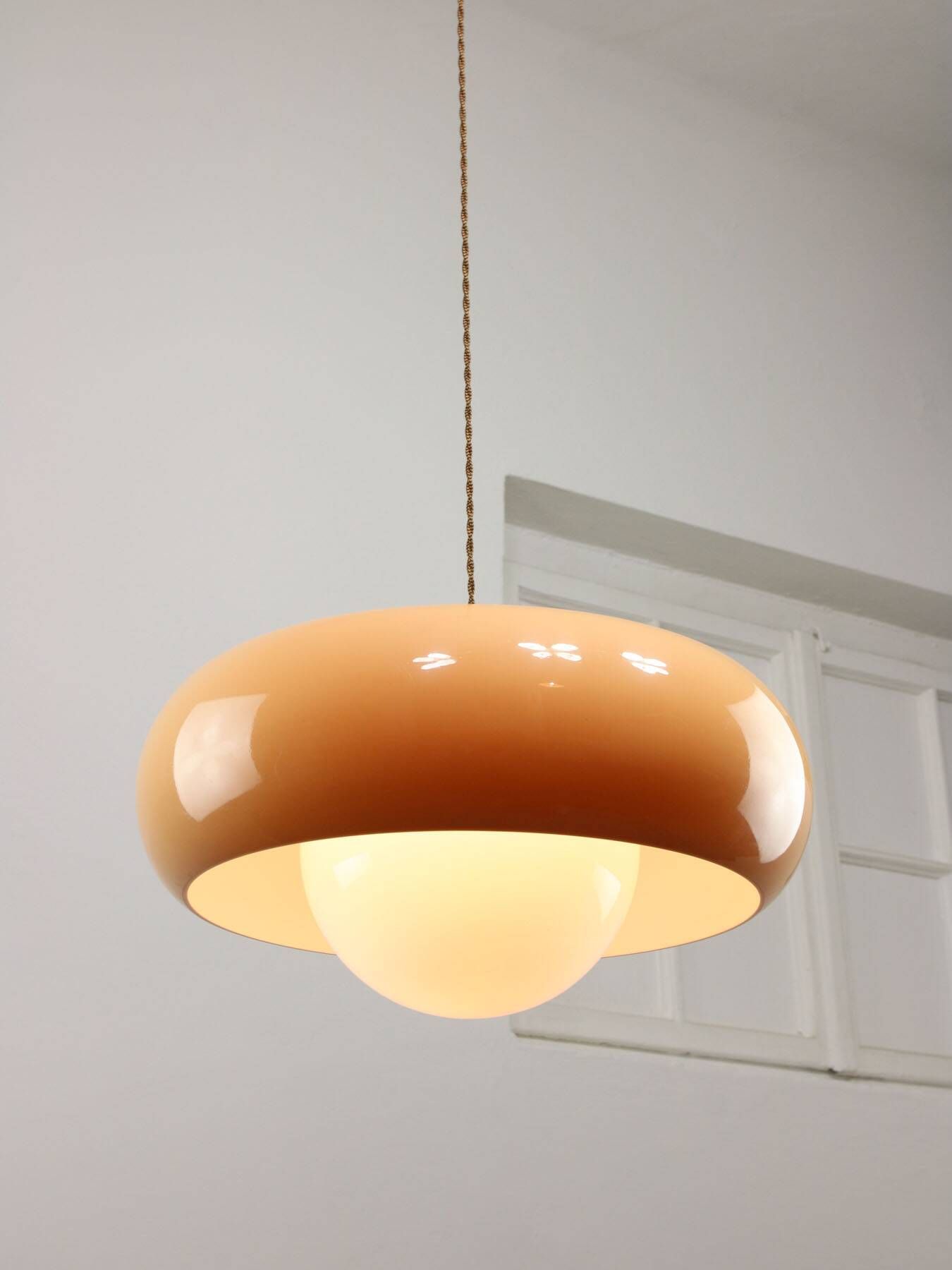 Large Mid-century Modern Pendant Lamp from Guzzini, 1960s
