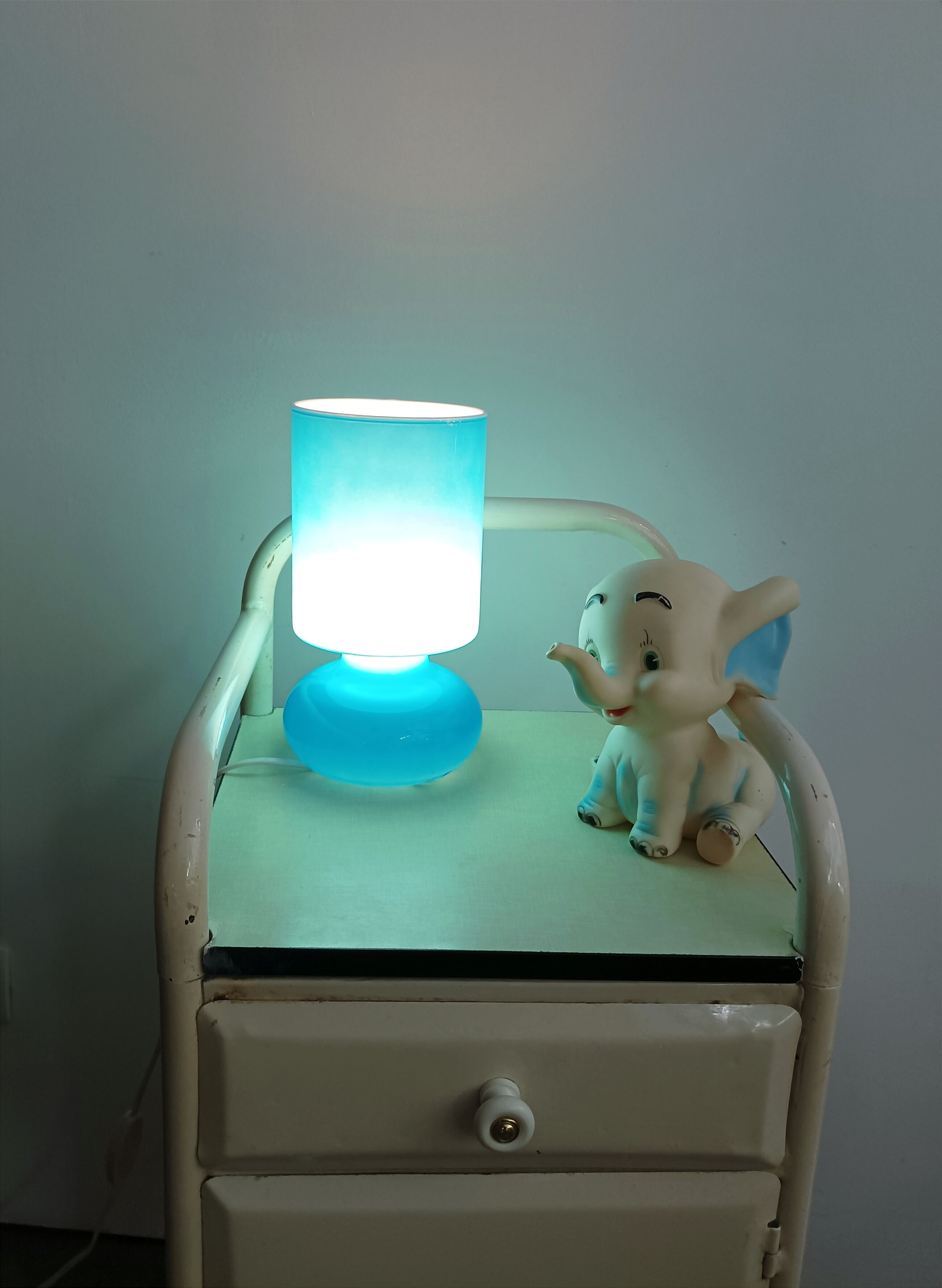 Lamp blown glass Lykta ikea vintage 90s