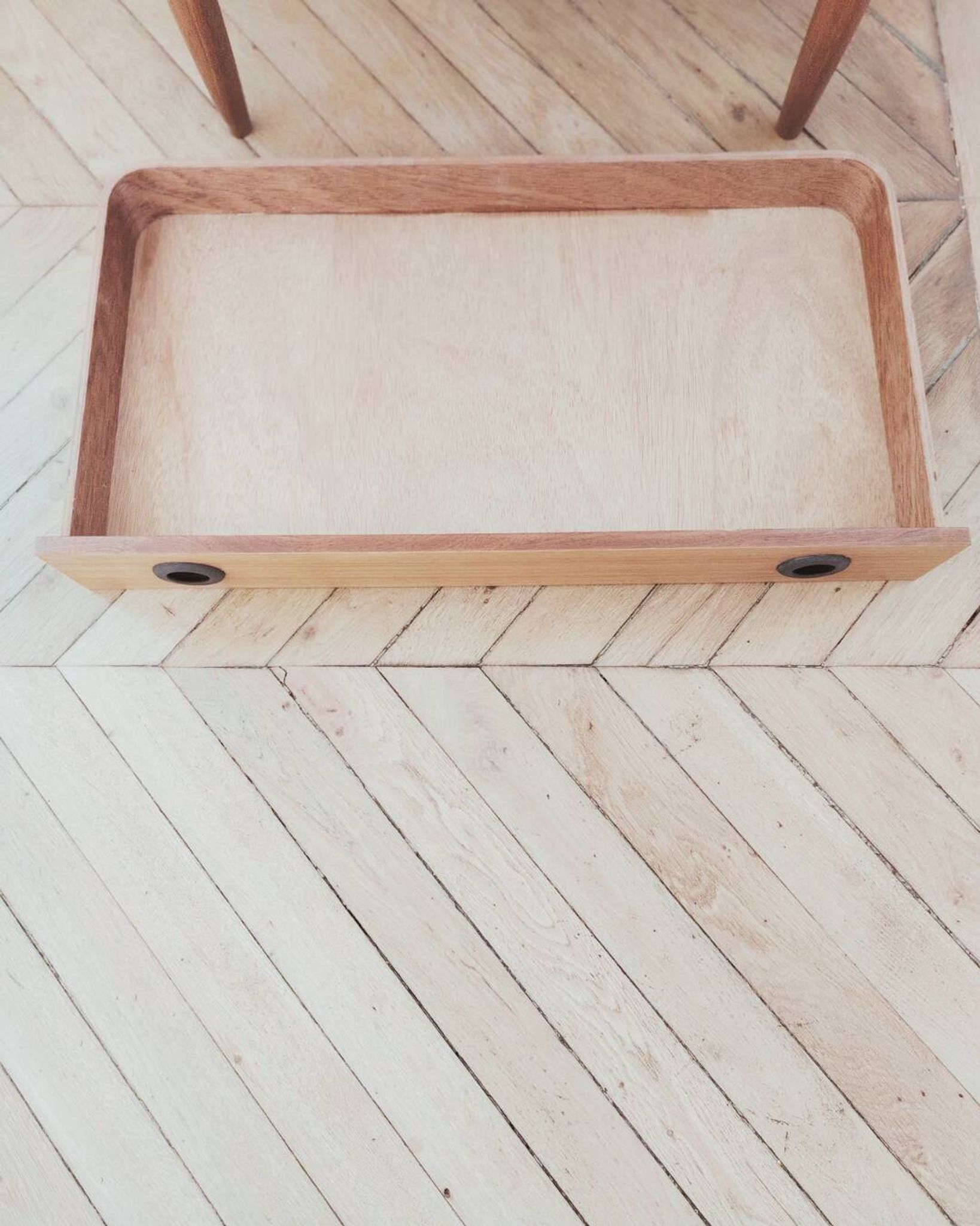 Commode anglais vintage rénovée, années 50-60