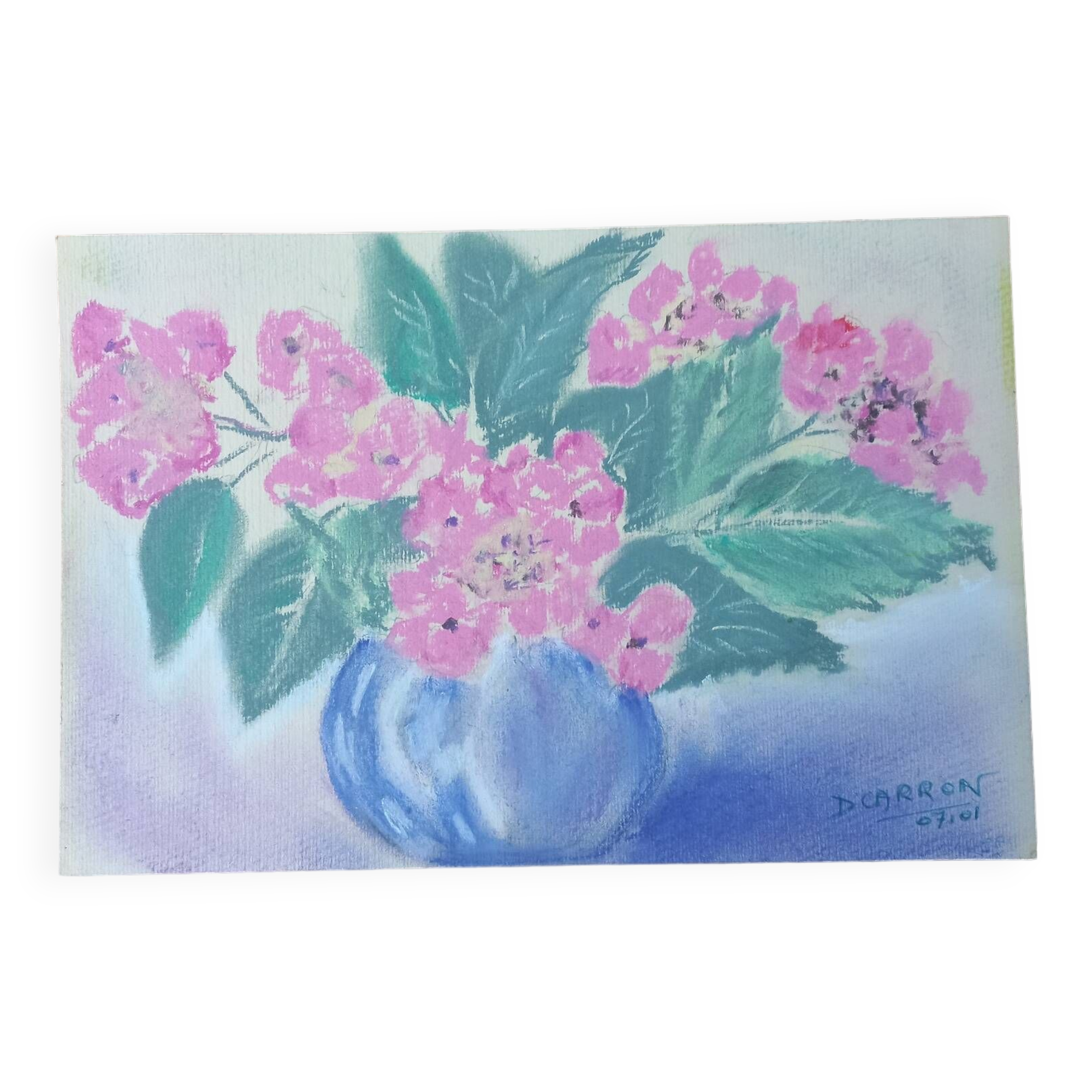 Pastel bouquet of pink flowers