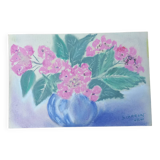 Pastel bouquet of pink flowers