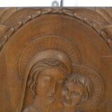 Religious painting, sculpture, vintage.