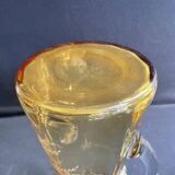Saint Louis beer service in blown and cut amber crystal – Art Deco