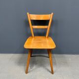 Set of eight german stick chairs from the 1950