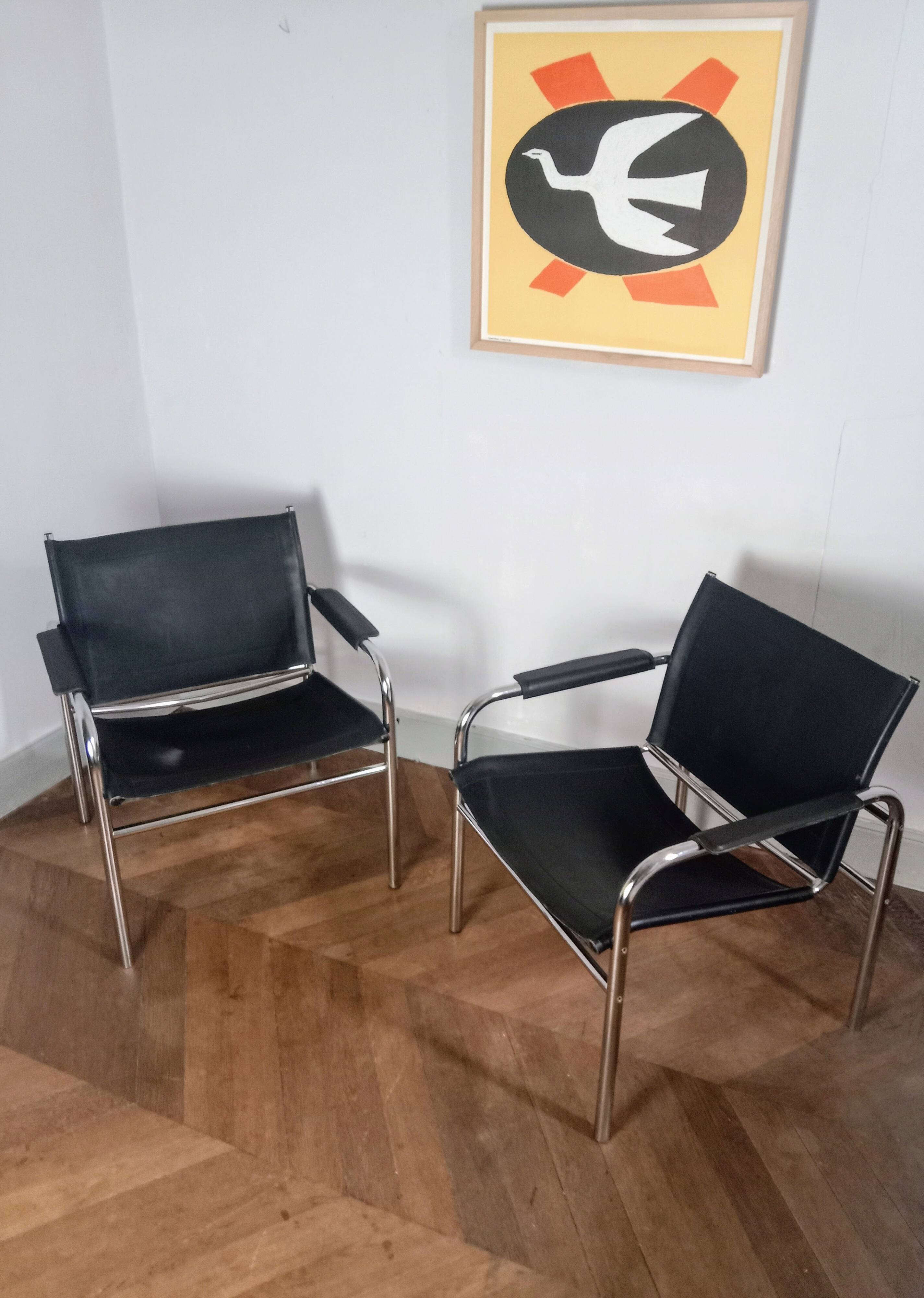 Fauteuils Ikea design vintage modèle Klinte années 80