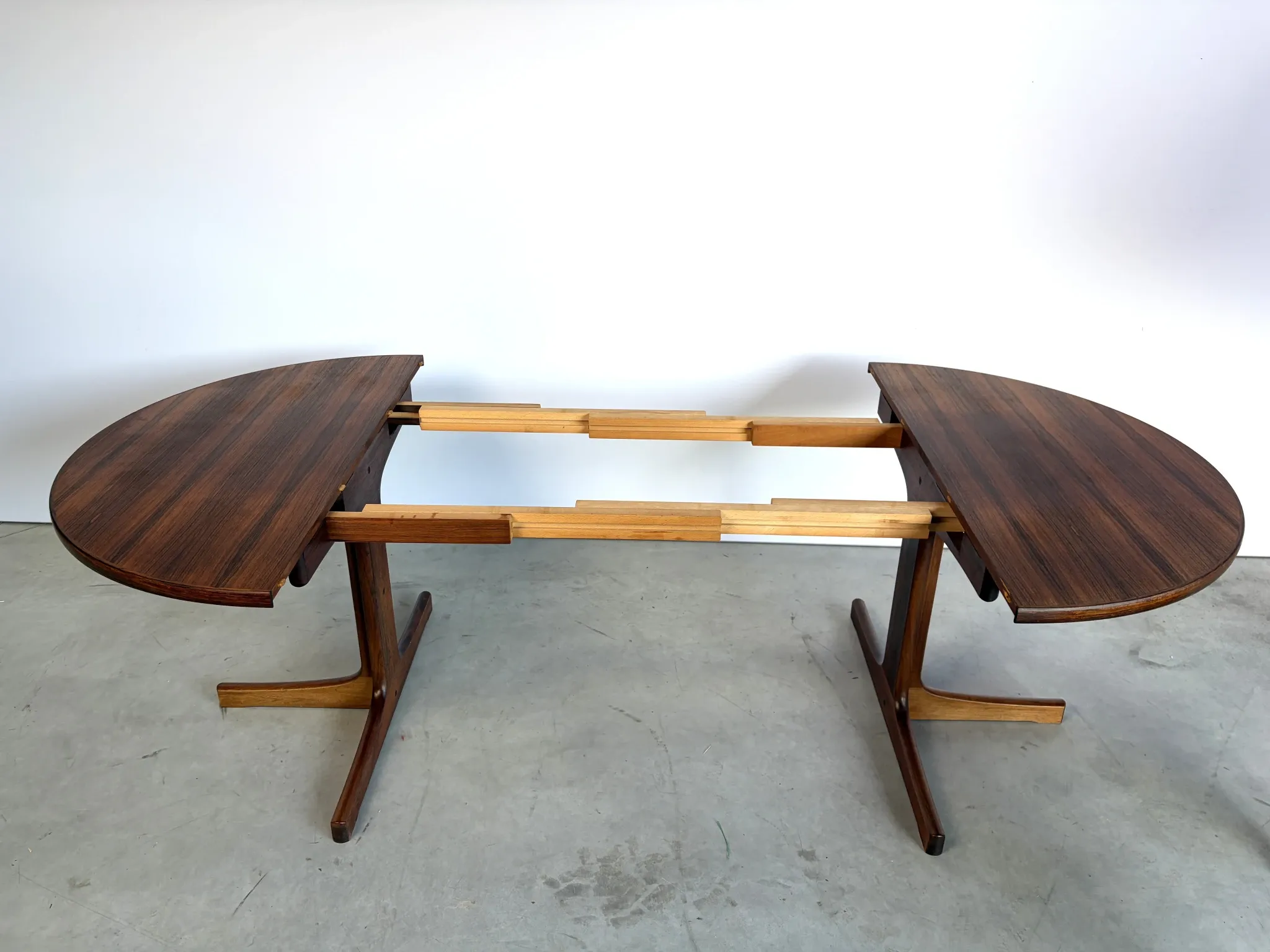 Midcentury Swedish extendable dining table in teak, 1960s