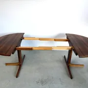 Midcentury Swedish extendable dining table in teak, 1960s