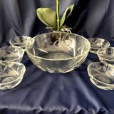 Baccarat fruit salad set salad bowl with 6 bowls table art