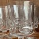 Wine or liqueur glasses from the 1970s, crystal from Arques.