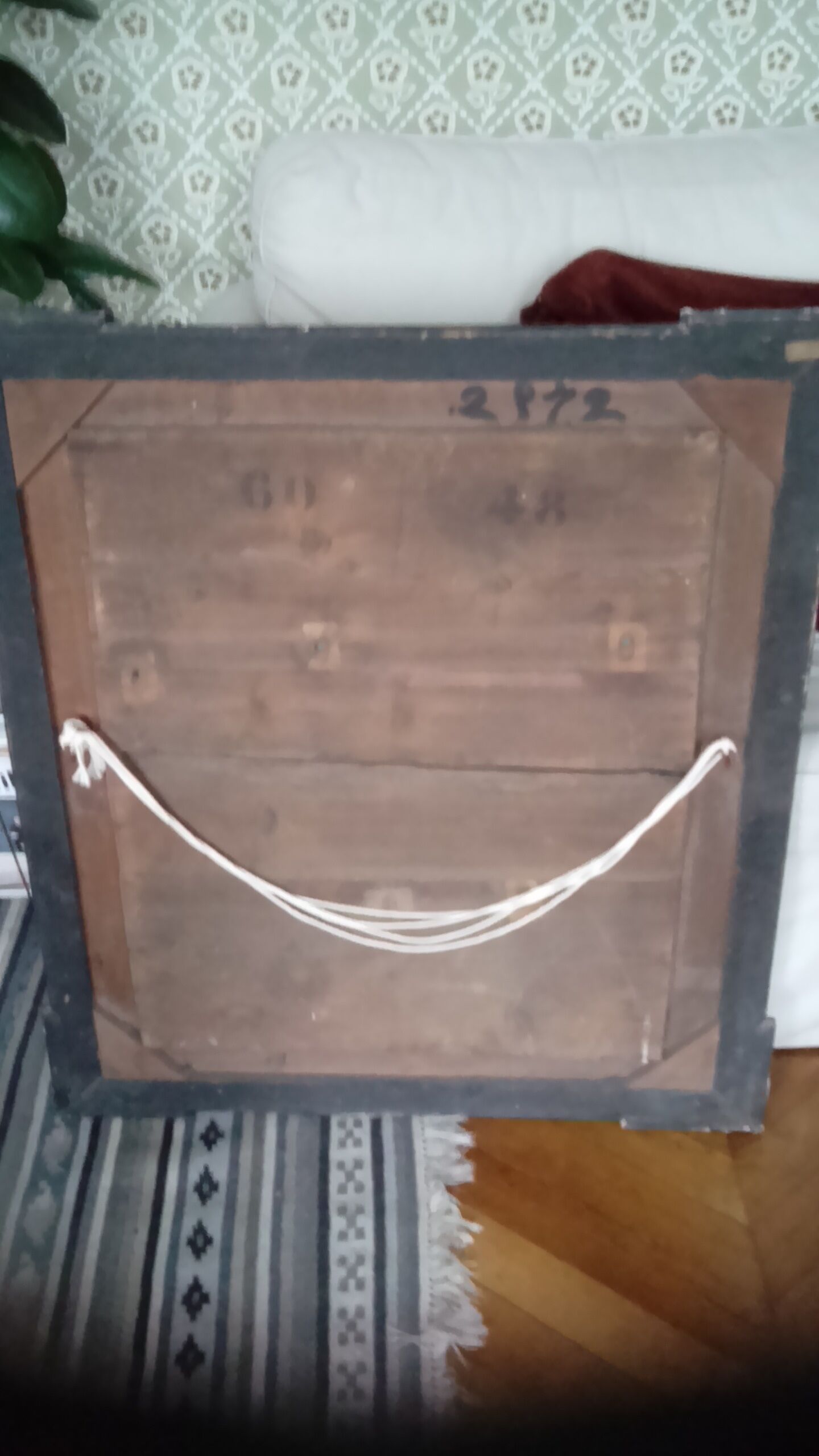 Napoleon III 85X75cm antique mirror