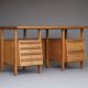 Oak desk. 1950s