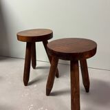 Pair of tripod stools