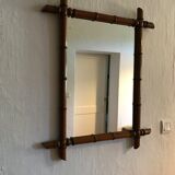 Parquet bamboo mirror