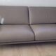 Full-grain leather 3-seater sofa roche bobois