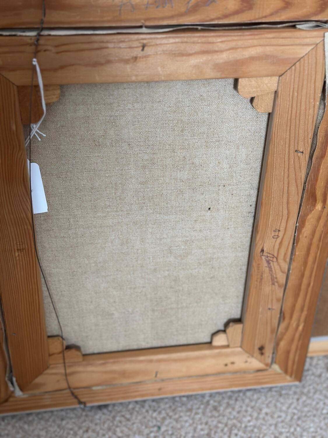 Oil on Canvas –“Rural Landscape with Barns” by Gustav‑Adolf Johansson