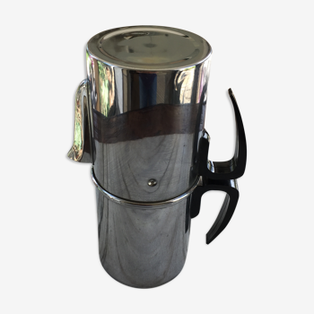 Cafetière italienne Scaal en métal chromé N°4