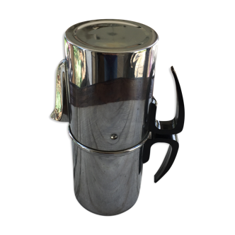 Cafetière italienne Scaal en métal chromé N°4