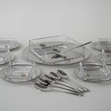 Dessert set, Italian design, 1970s, manufacturer: GOTTINGHEN