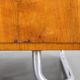 Restored Bauhaus chrome and walnut nightstand, Czechoslovakia 1940s