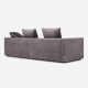 Sofa KOPENHAGA grey velour, Scandinavian design