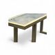 Large brass and glass console by Roméo Rega Italy circa 1970 - L