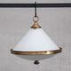 Two tone french antique pendant light