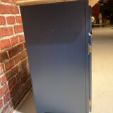 Blue painted wooden dresser
