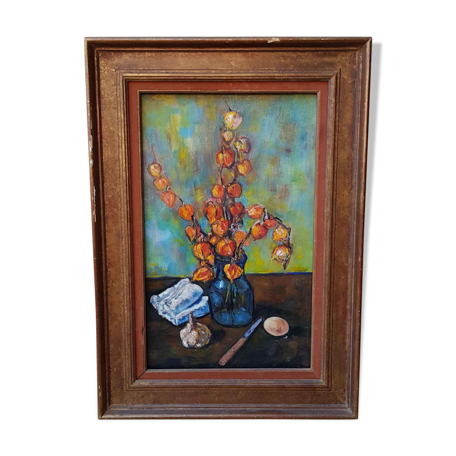 Oil on paper: The Pope's currency