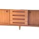 Enfilade scandinave vintage, enfilade en teck des années 60, 70