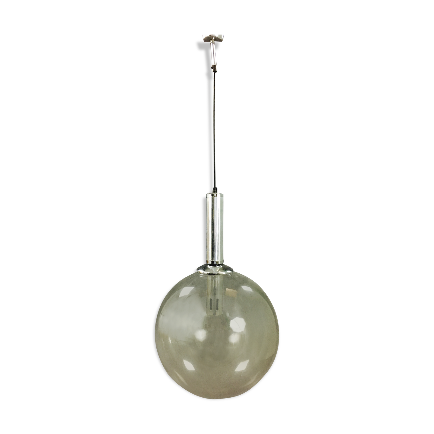 See Delmas glass and steel hanging