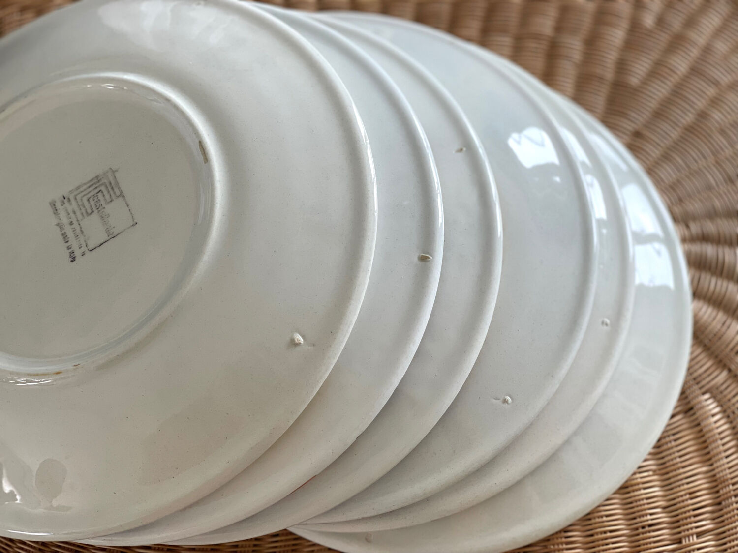 6 dessert plates Castellania 1970