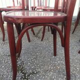 Bistro lot 9 tables and 16 chairs mahieu Jule bry