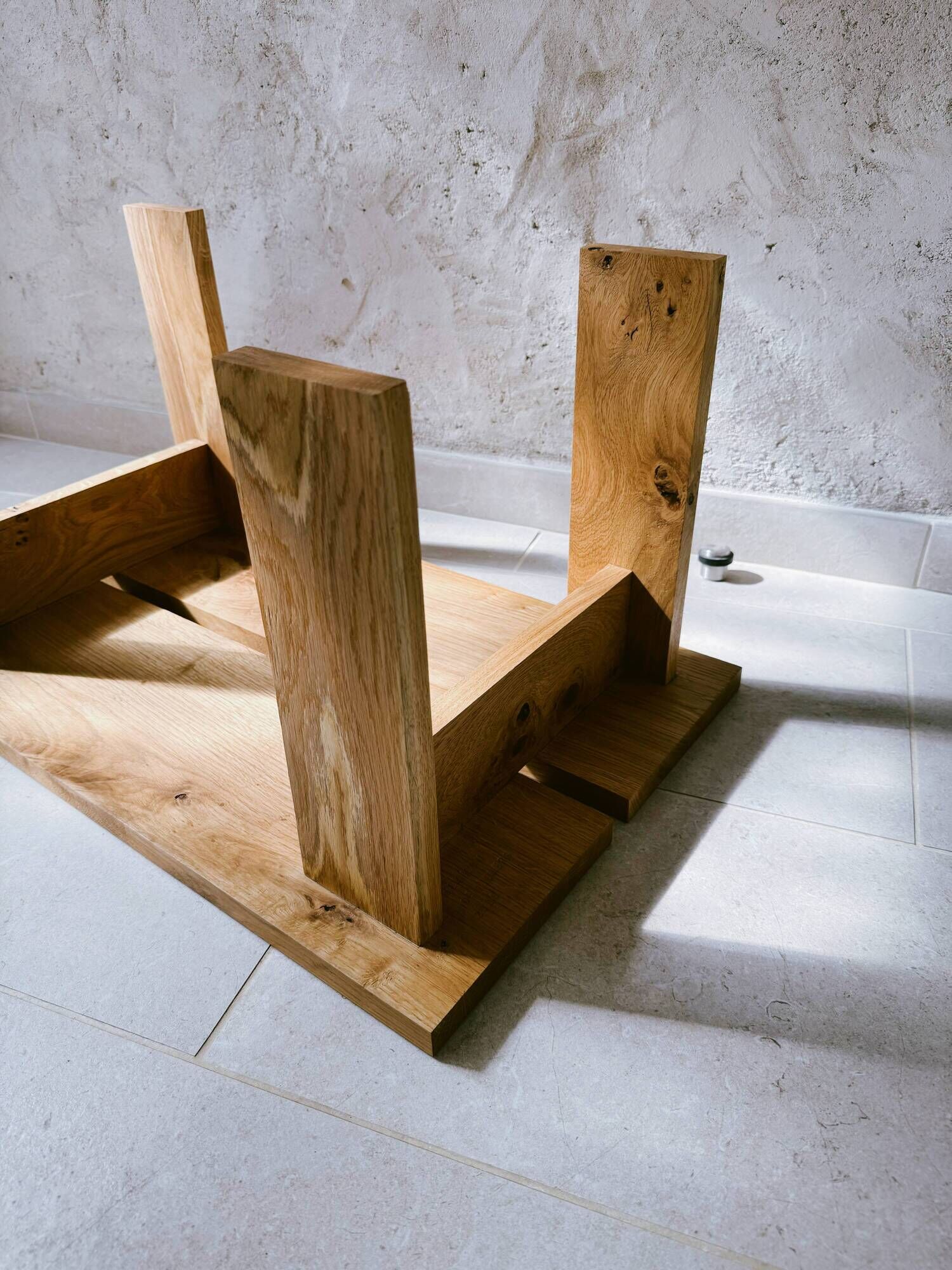 Solid oak coffee table, minimalist / contemporary design