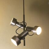 Plafonnier 3 spots en aluminium, 60's
