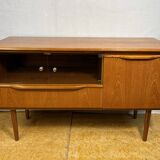 Mid-Century Retro Vintage Teak TV Unit / Media Cabinet by Sakol 1970  Compa