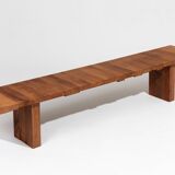 Large wooden bench