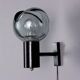 Vintage wall light in glass and aluminium, Italy, 1960s