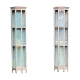 Pair of showcases