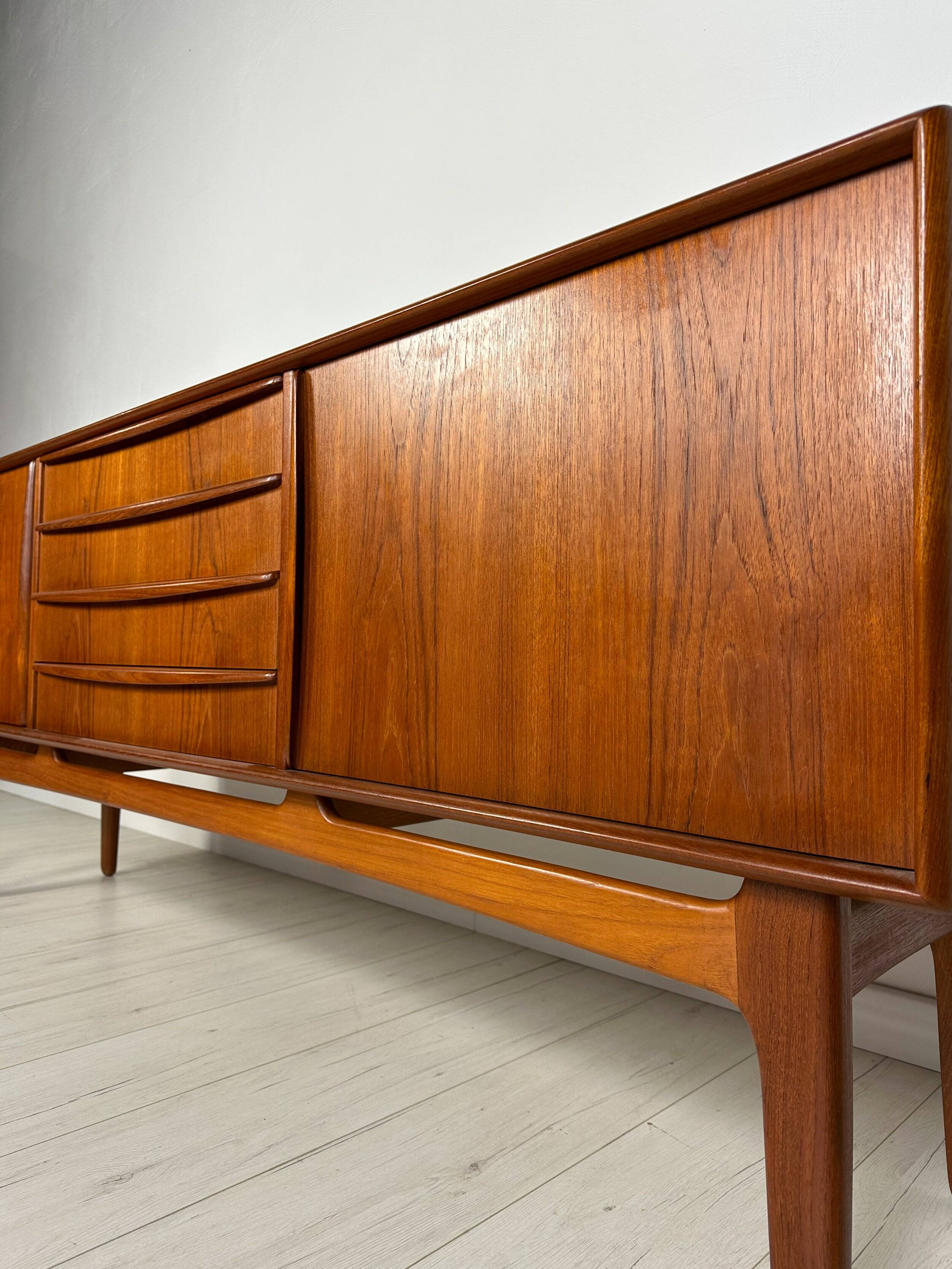 1960s vintage Danish teak sideboard by Svend Åge Madsen for K. Knudsen & Søn