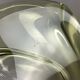 Glass ashtray by Miloslav Klinger for Zelezny Brod Glassworks, 1960's