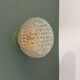 Vintage glass moulded globe wall or ceiling light (PLAFF1)
