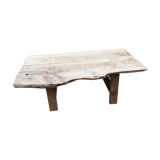 Table basse esprit primitif wabi Sabi