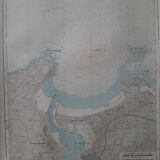 Nautical chart of the Bay of Hendaye