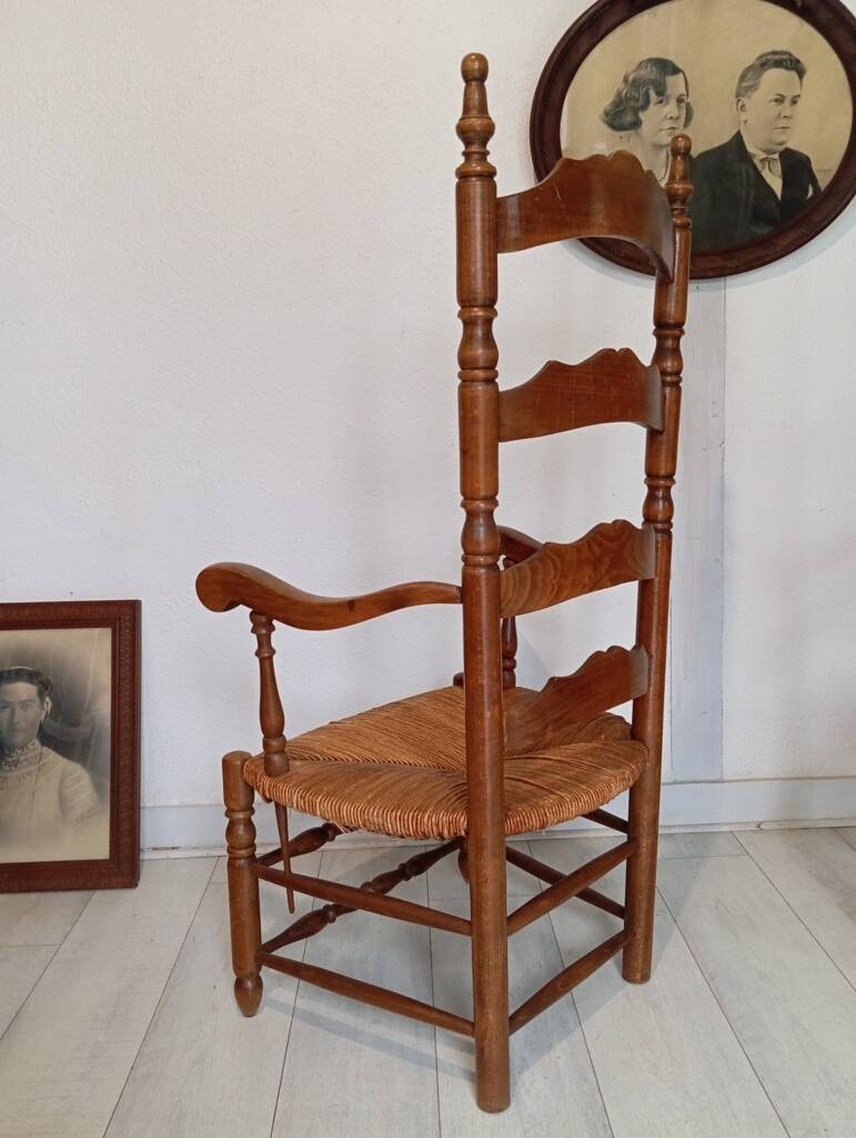 Pair of nursing or fireside armchairs