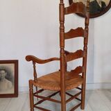 Pair of nursing or fireside armchairs