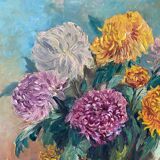 Flower bouquet painting